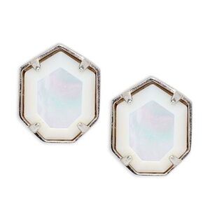 NWT Kendra Scott Mother of Pearl Stud Earrings